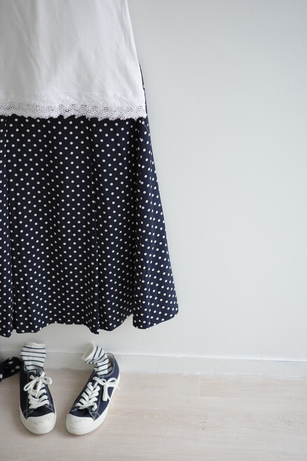 JEANASIS  
• 화이트 레이스 슬리브리스 상품이미지5