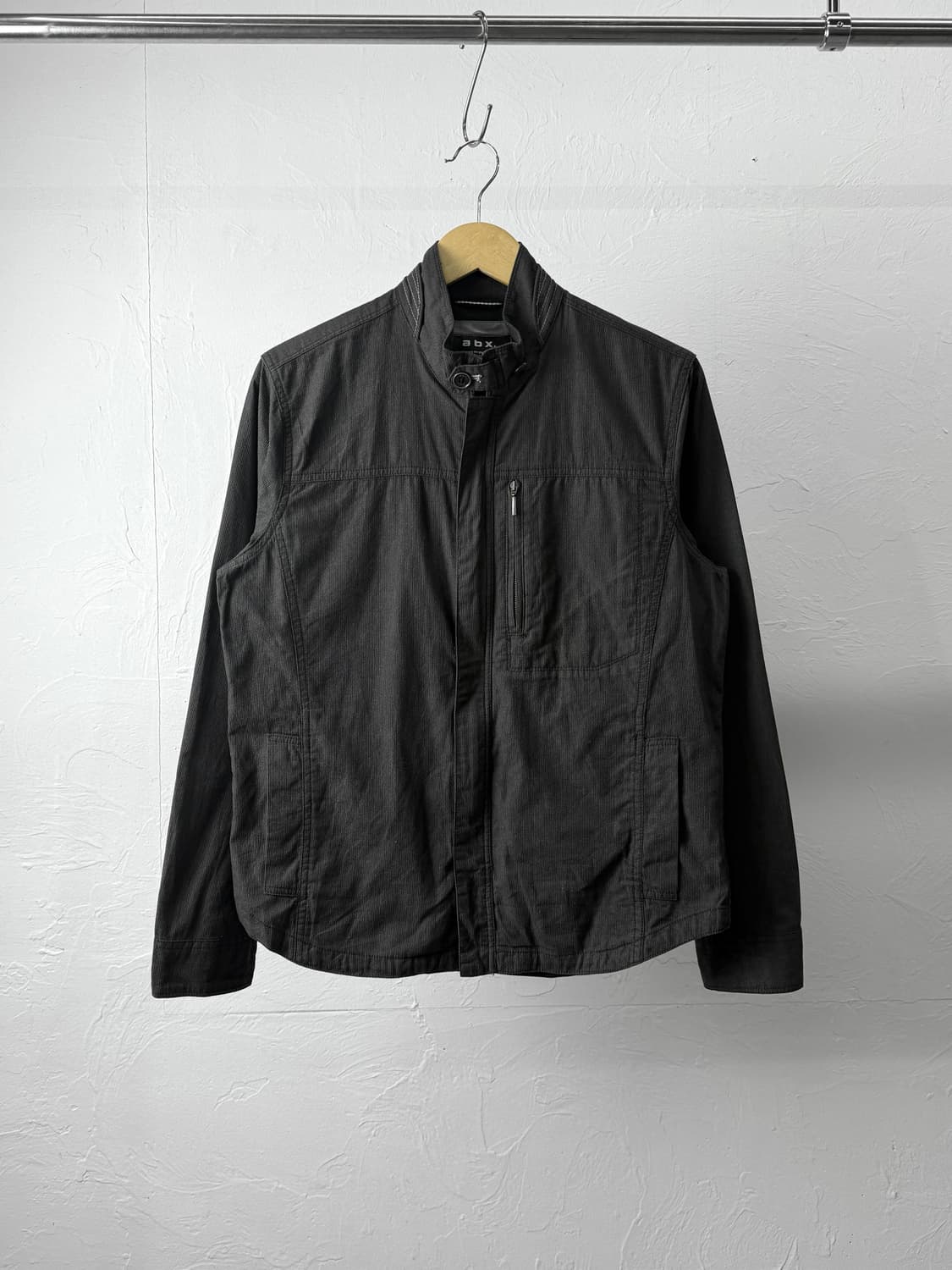 Abx 하이넥 버튼 집업 자켓 상품이미지1