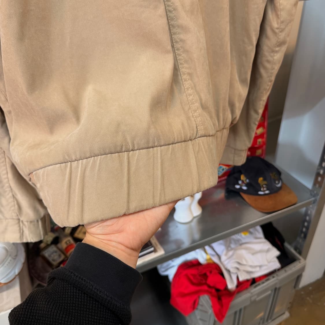 캘빈 클라인 이중카라 투포켓 봄버 자켓 상품이미지7