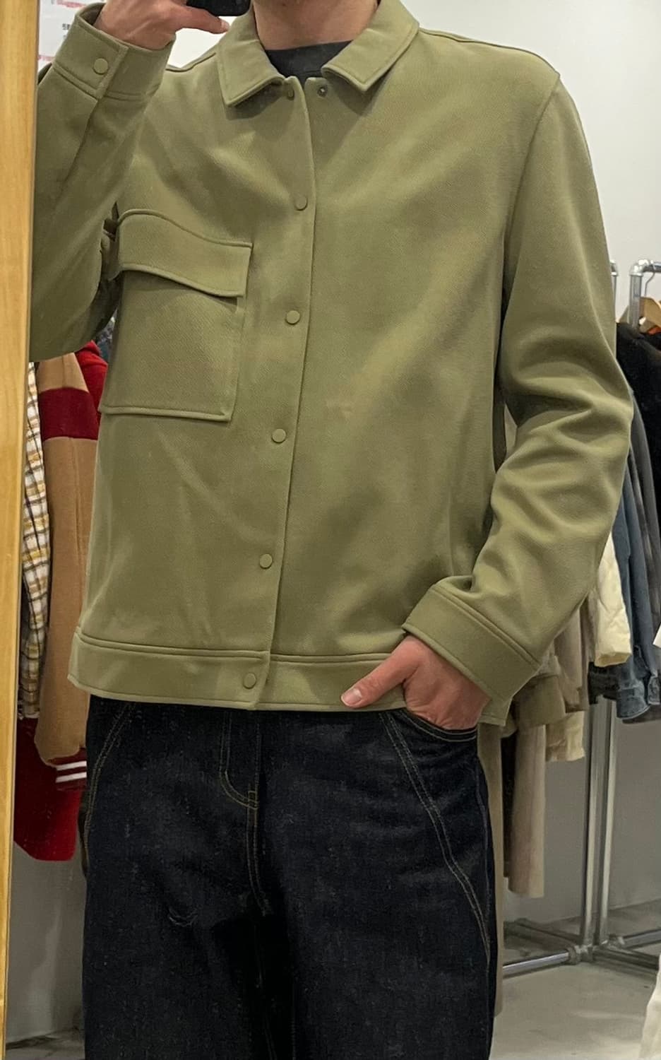 코스(COS) 유틸리티 트윌 자켓 카키 L 상품이미지2