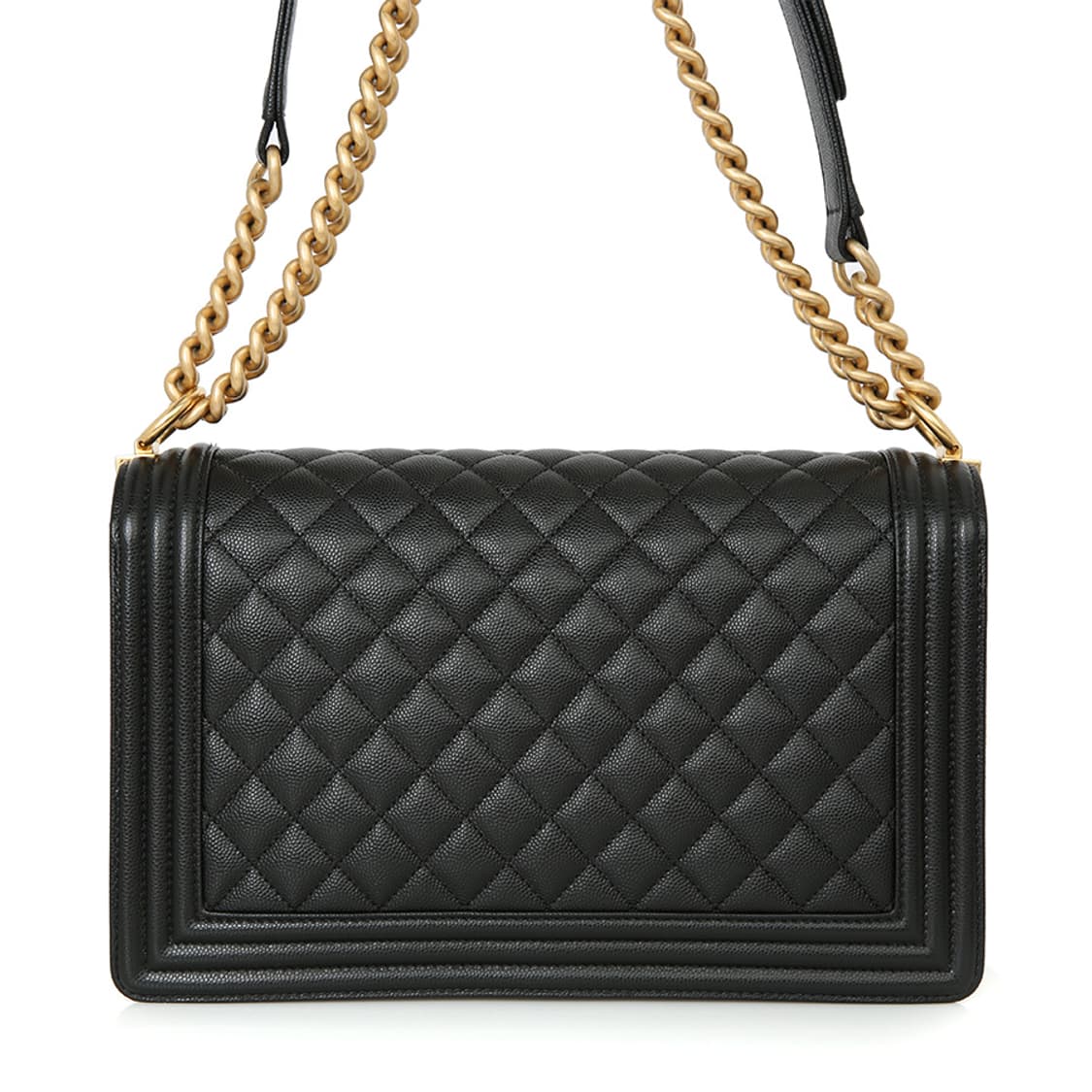 샤넬 보이 샤넬 라지 플랩 체인백 보이백 블랙 골드 A92193 상품이미지4