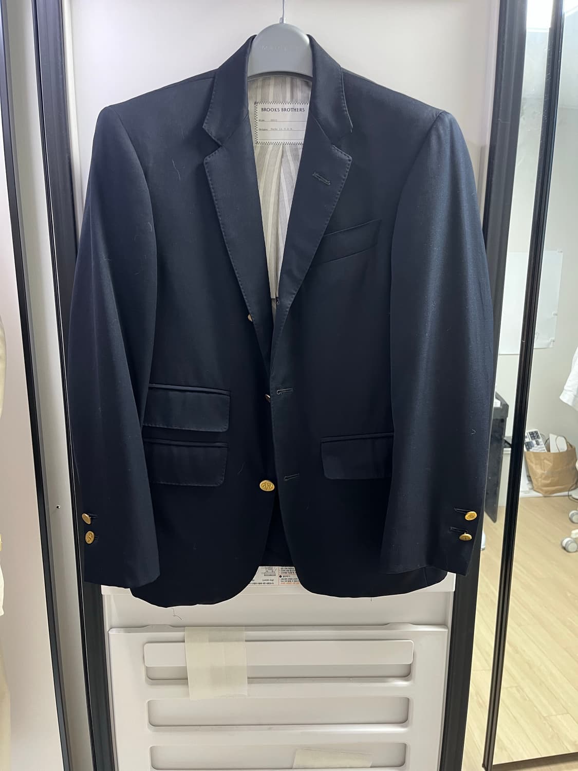 브룩스브라더스 블랙플리스 금장재킷 bb0 상품이미지1