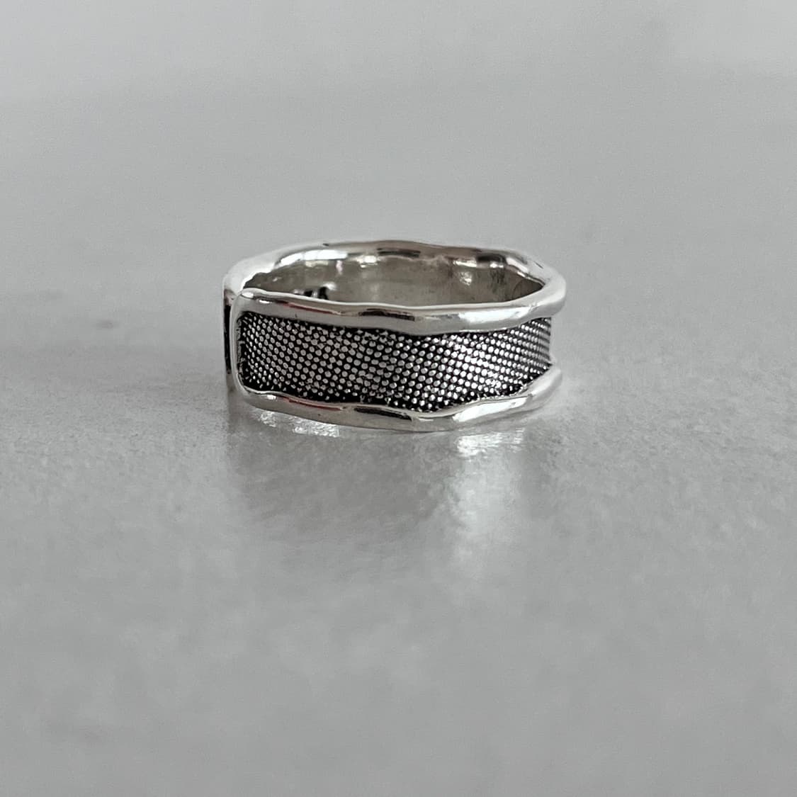 메탈릭 청키 반지 상품이미지4