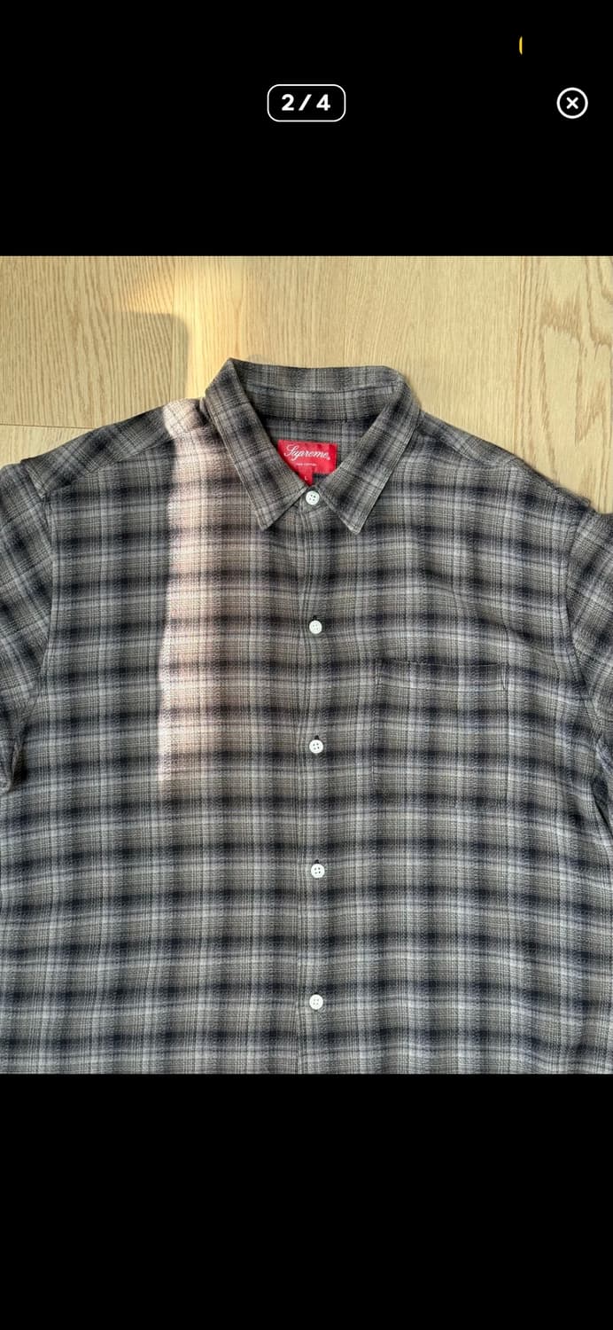 22SS 슈프림 체크 셔츠 상품이미지1