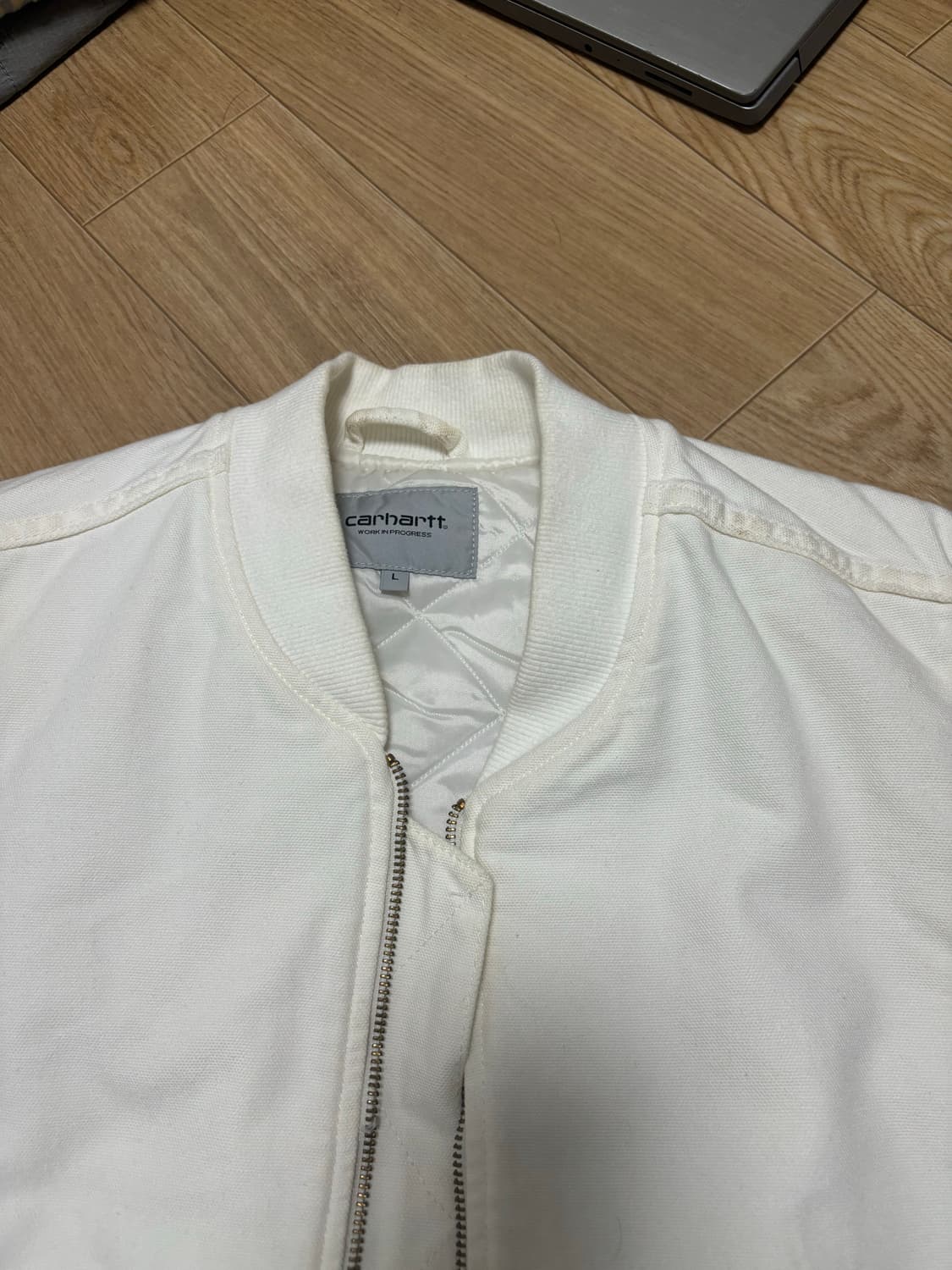 칼하트 WIP 언라인드 디어본 캔버스 베스트 왁스 - 스프링 상품이미지4