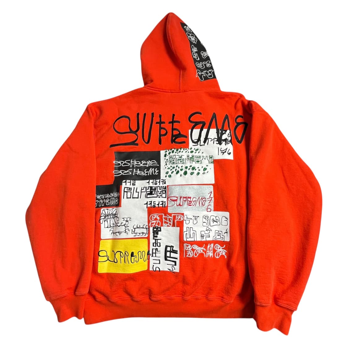 Supreme 슈프림 176 후드집업 오렌지 상품이미지2