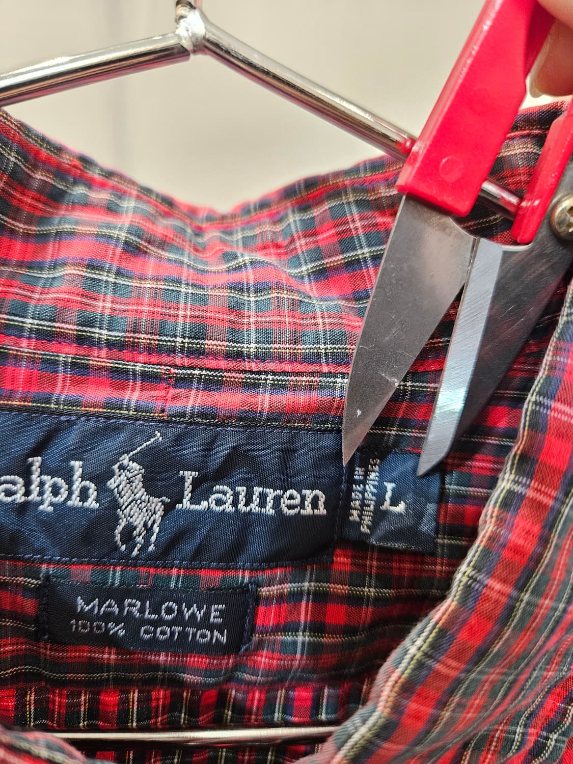 폴로랄프로렌 체크 셔츠 상품이미지6