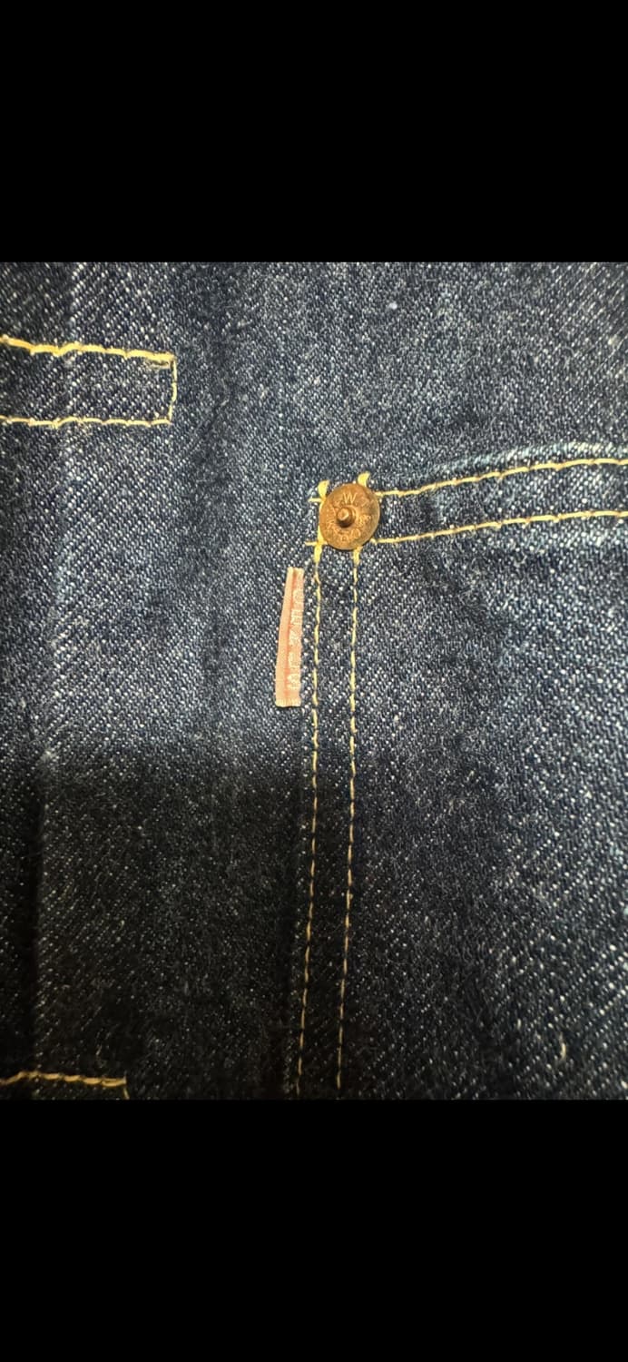 웨어하우스 DSB S2000XX 대전판 데님자켓 38사이즈 상품이미지4