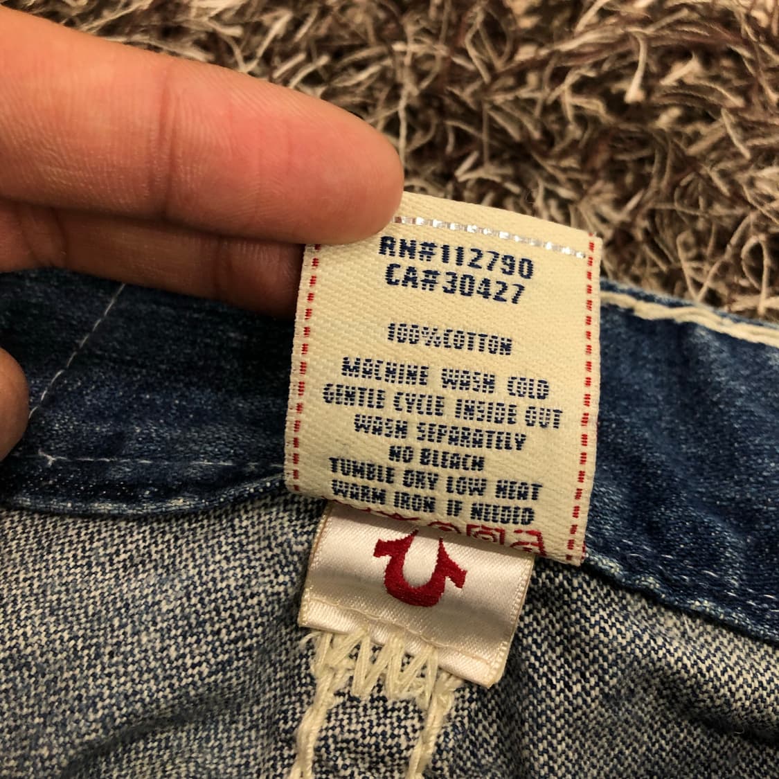 트루릴리전 빌리 슈퍼티 워싱 데님 팬츠 상품이미지7