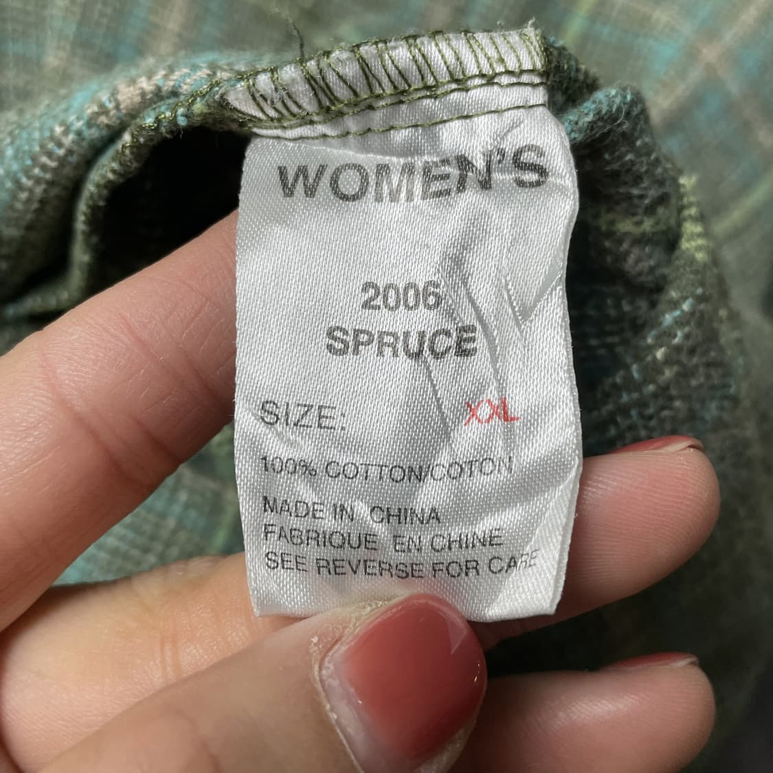 WOOLRICH 울리치 빈티지 그린체크 플란넬 코튼 셔츠 A00342 상품이미지10