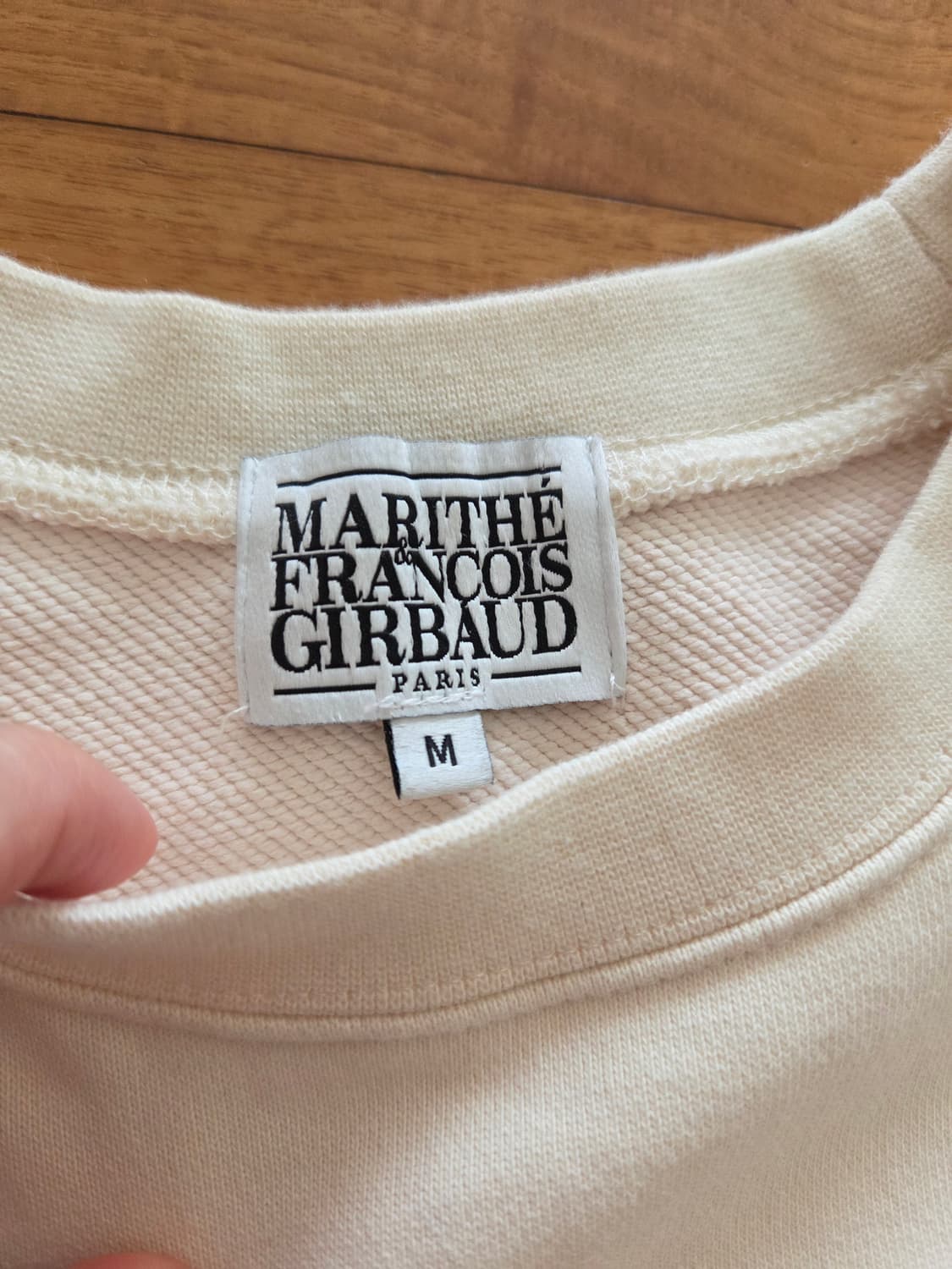 Marithe 마리떼 프랑소와 저버 크롭 맨투맨 상품이미지3