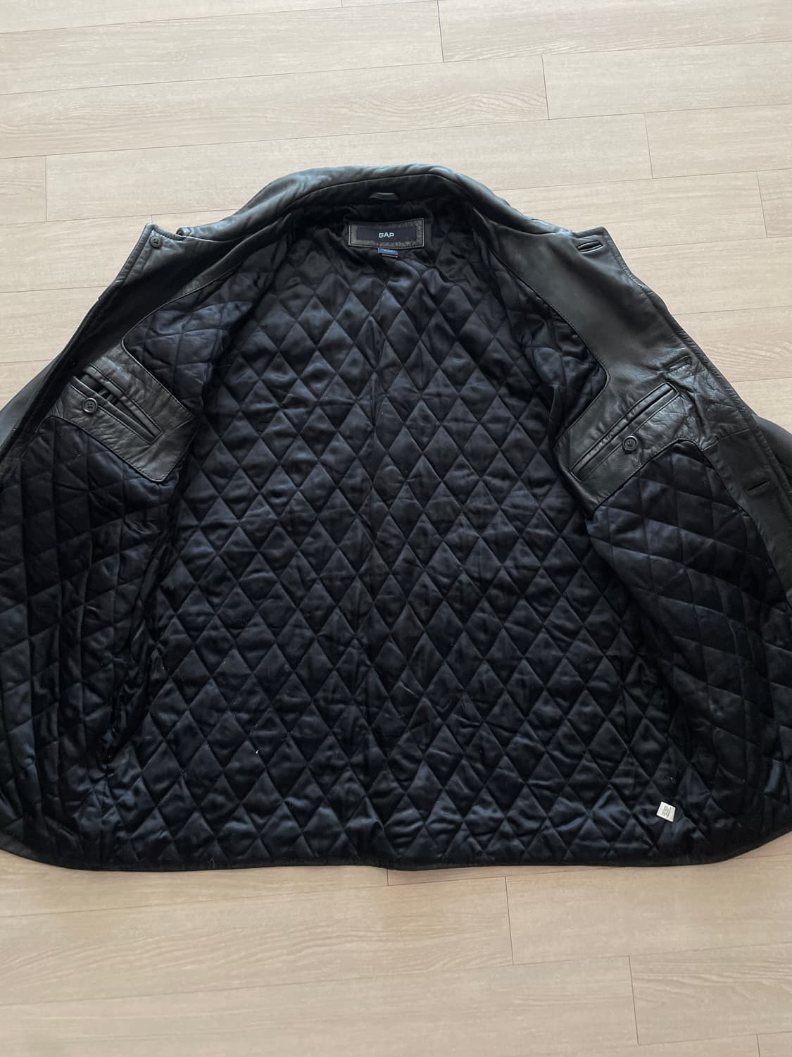 90s 올드갭 레더 카코트 gap carcoat 상품이미지3