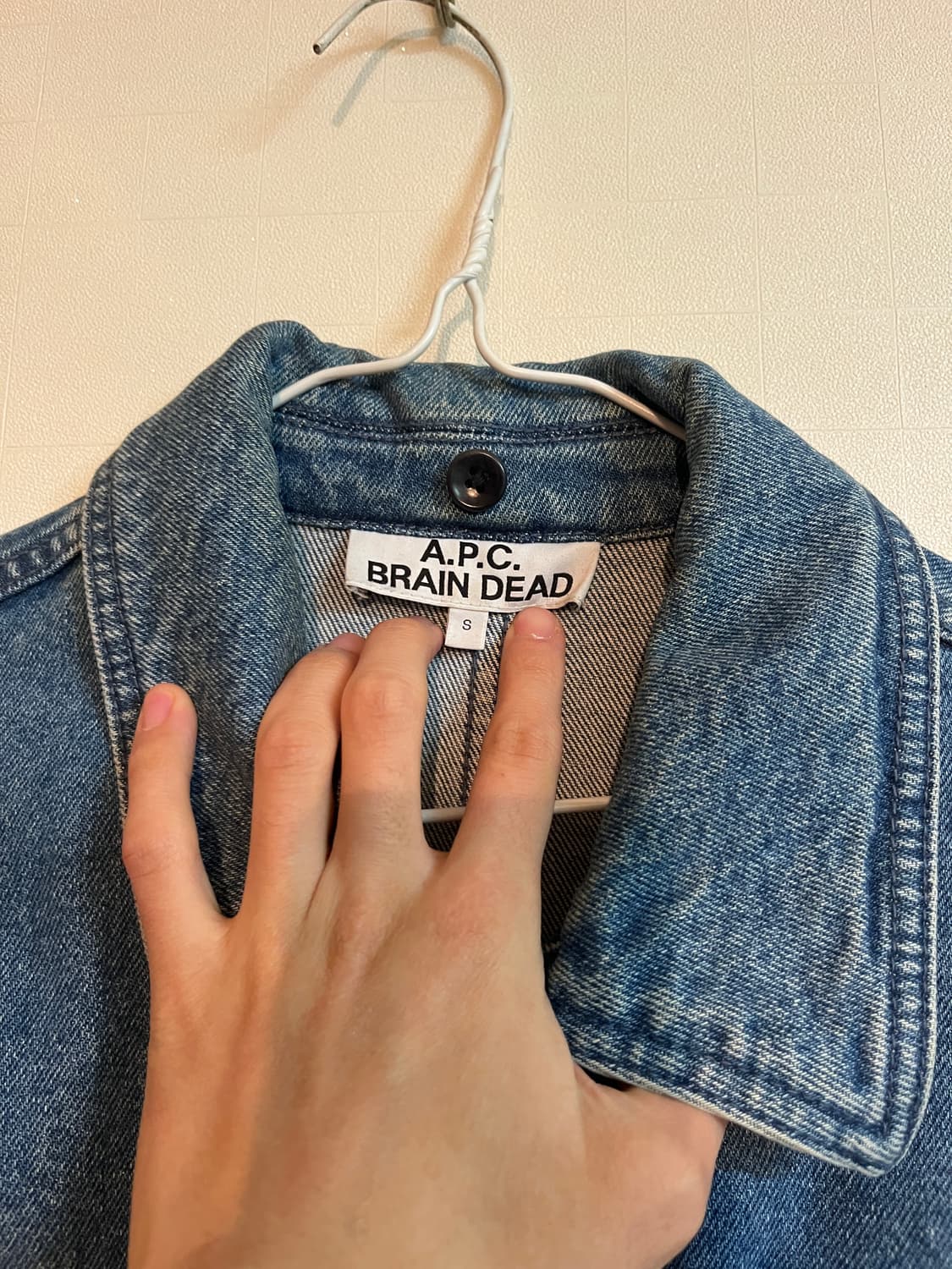 [A.P.C. X Braindead] 아페쎄 X 브레인데드 데님자켓 S 상품이미지6