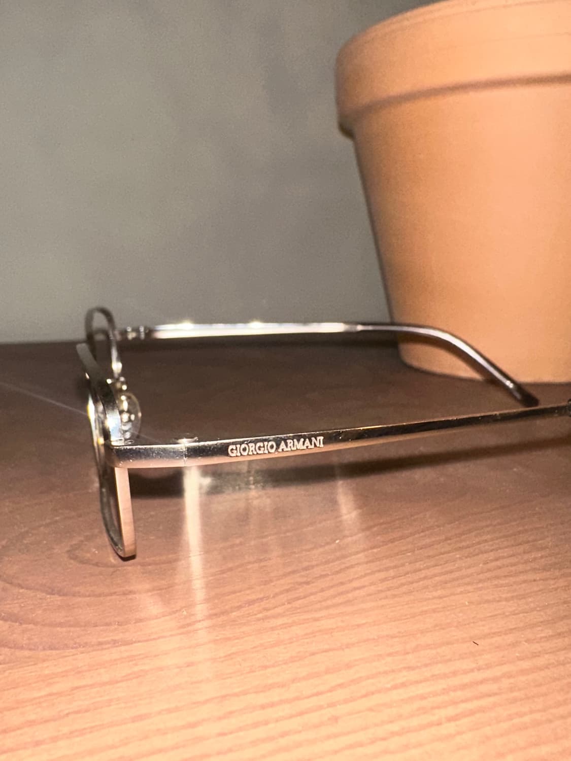 90-00s Giorgio Armani old square glasses 상품이미지6