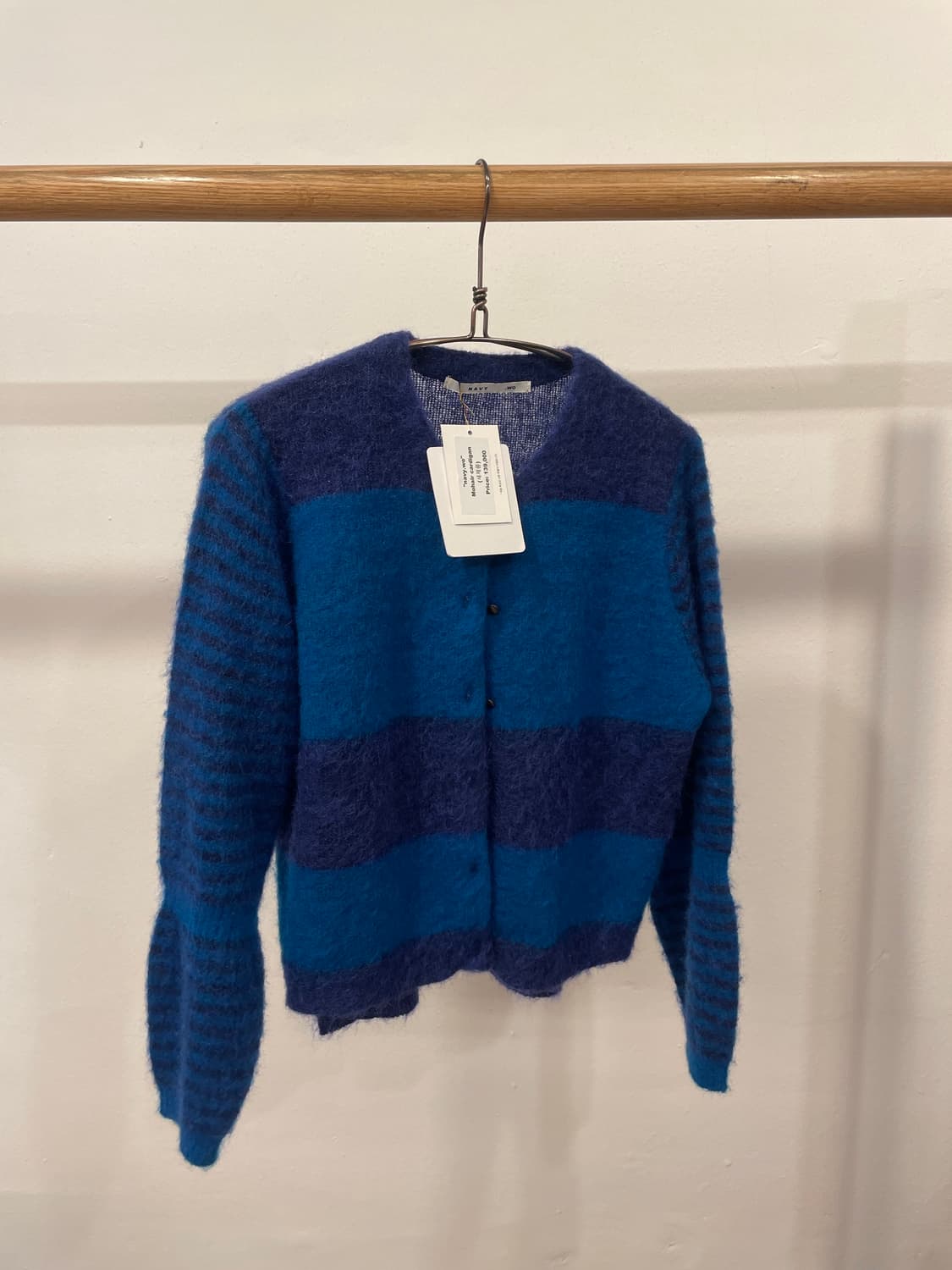 navy.wo mohair cardigan(새제품) 상품이미지1