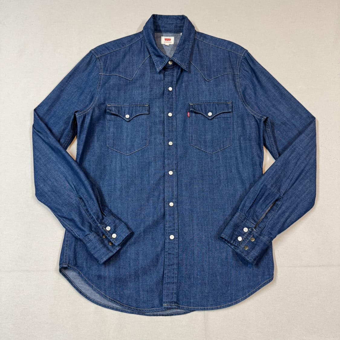 M) 리바이스 투포켓 웨스턴 데님 셔츠 상품이미지1