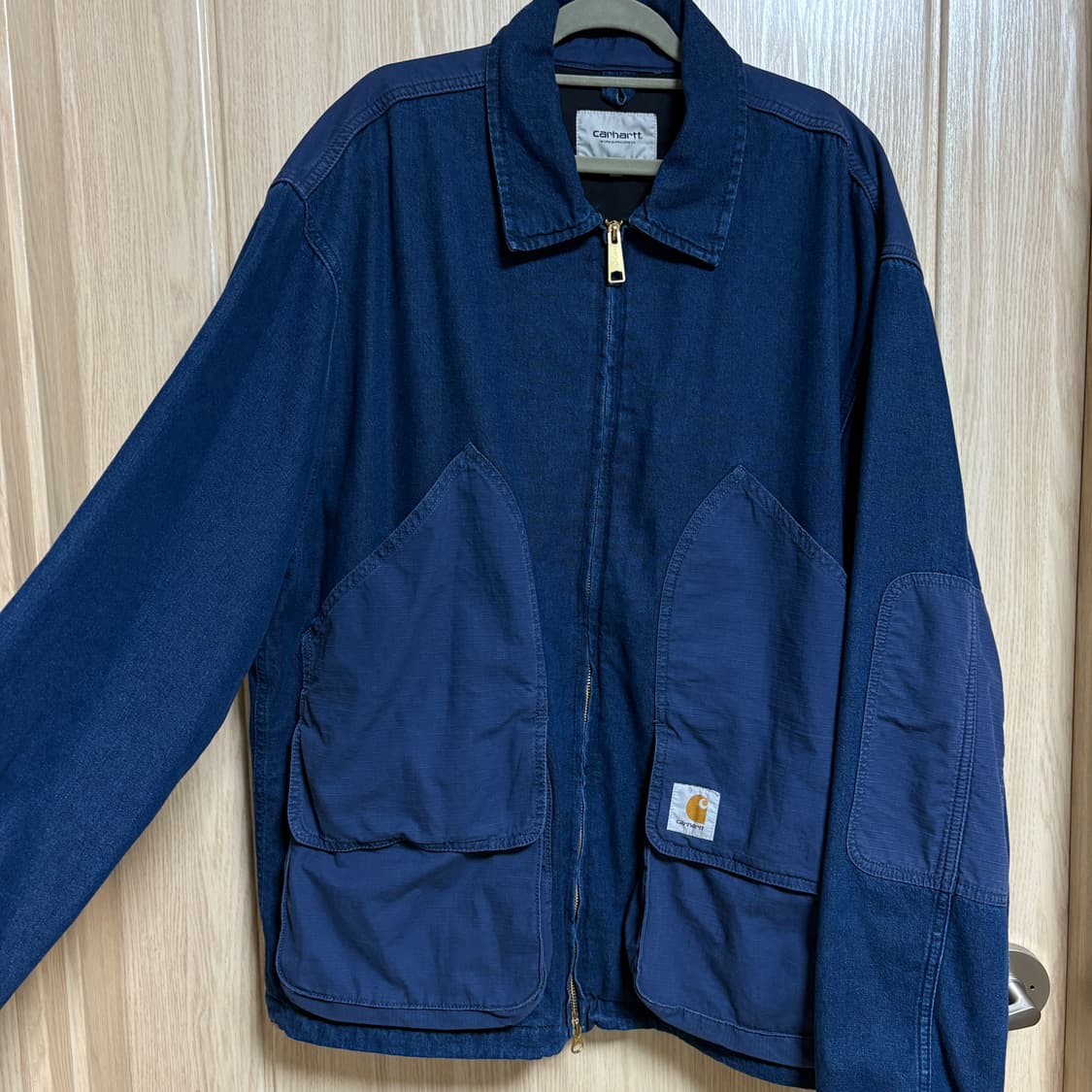 XL / 칼하트 중청 데님 워크 자켓 점퍼 상품이미지2