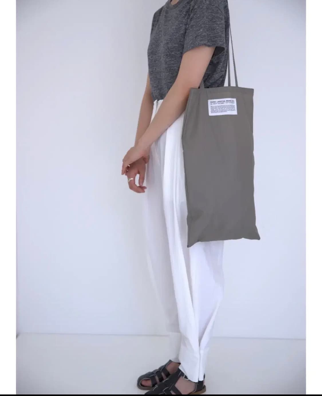 (새상품)지비에이치 방수 에코백_블랙,카키 상품이미지2