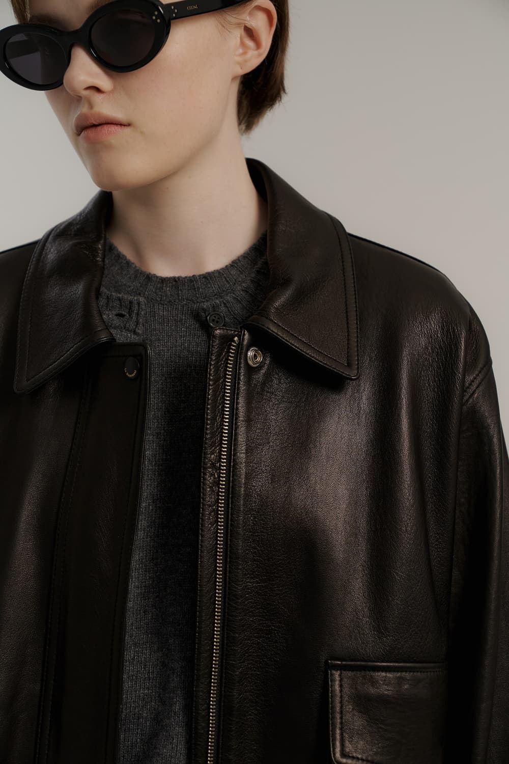 르베이스먼트 가죽자켓(램스킨) 상품이미지3