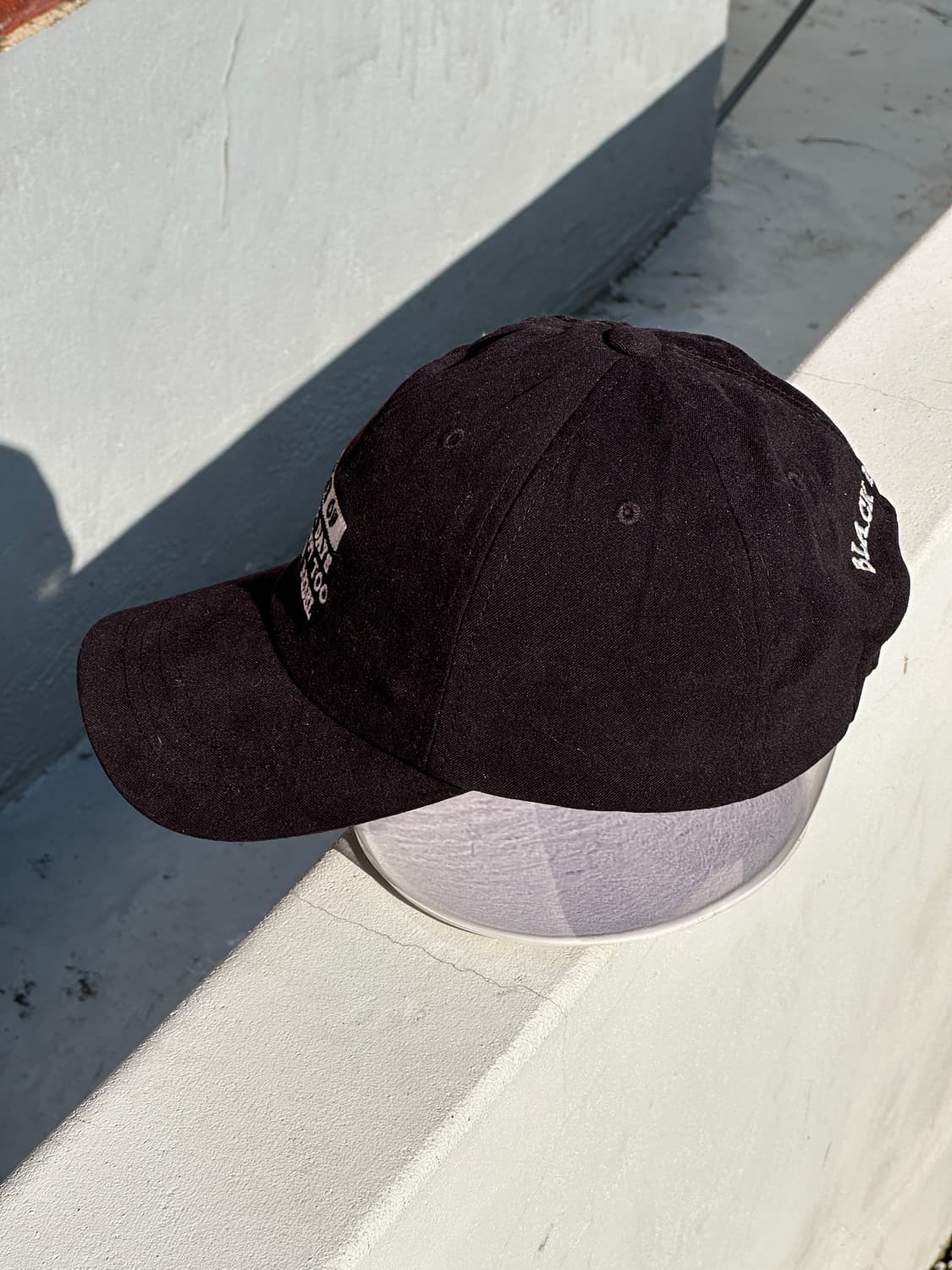 [F] 빈티지 로고 블랙 볼캡 모자 상품이미지4