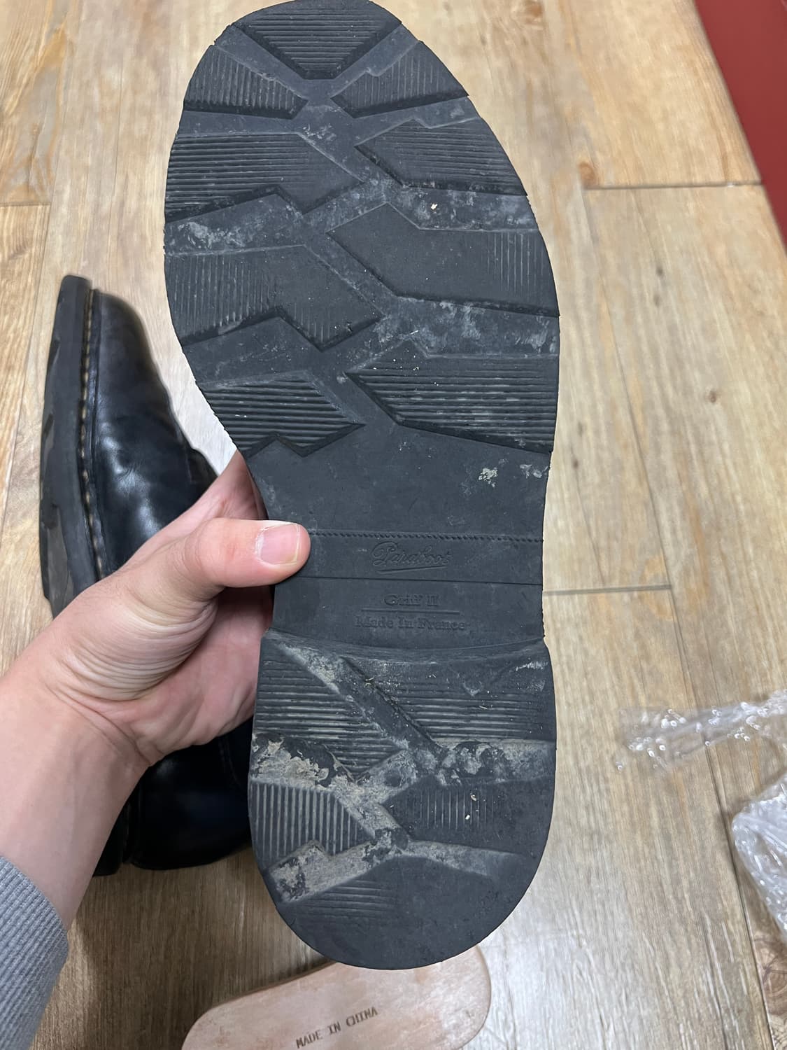 택포19) 파라부트 아비뇽 느와르 블랙 UK7.5 265~270 상품이미지2