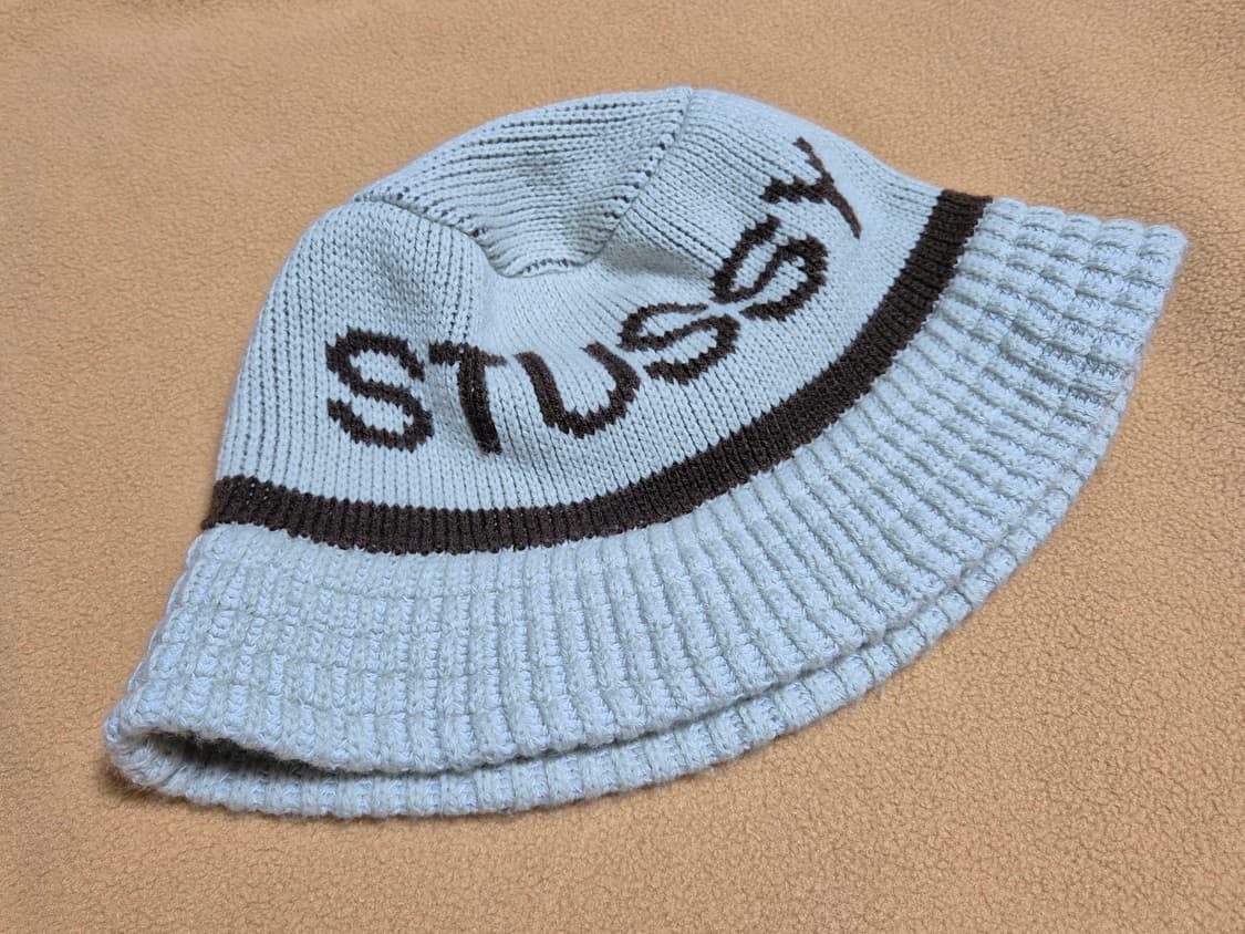 [L-XL] 스투시 자카드 니트 버킷햇 Stussy 상품이미지3