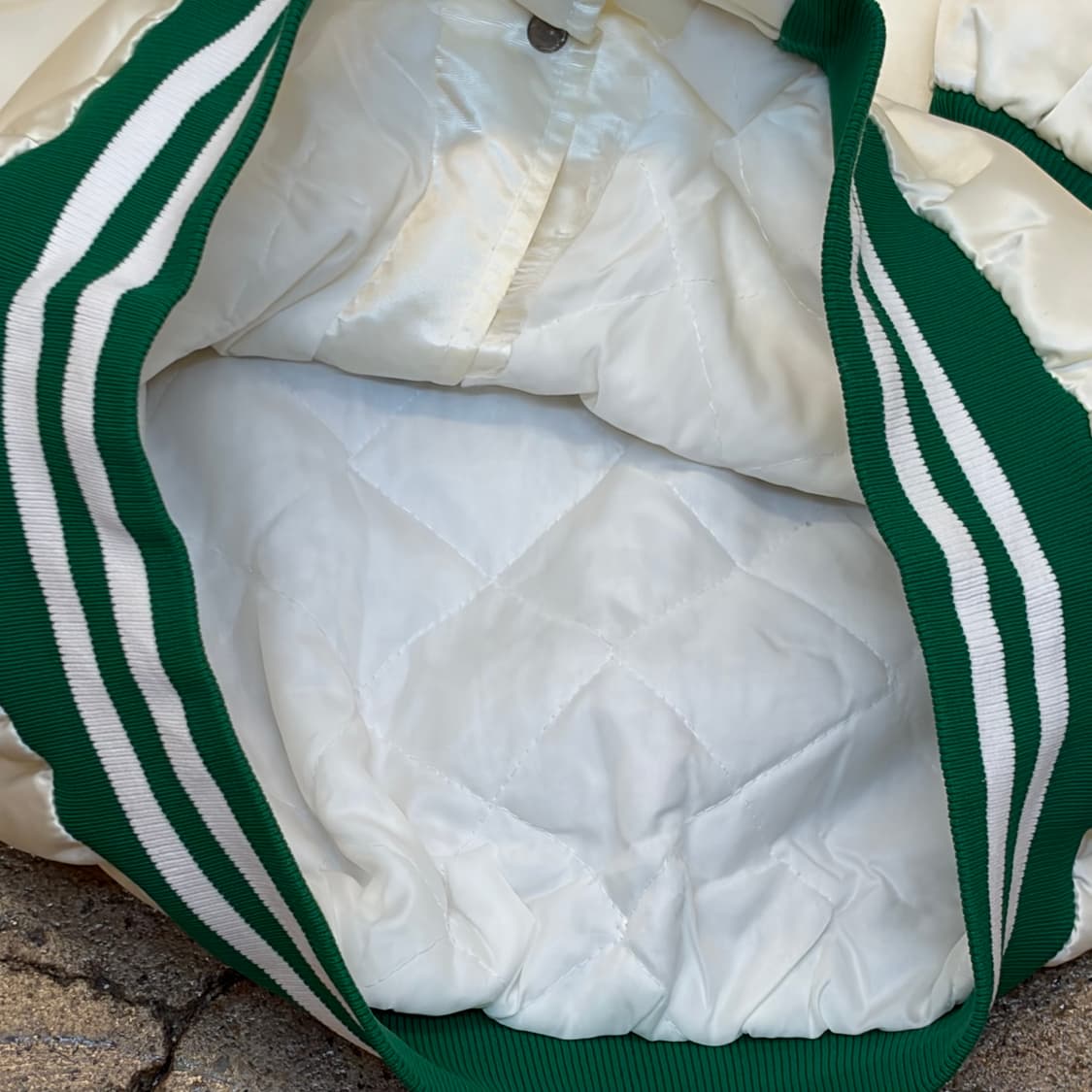 레어 90s Made in USA 사틴 자켓 패딩자켓 상품이미지6