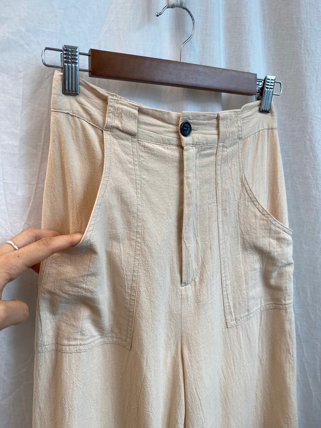 내추럴 면밴딩팬츠(S) 상품이미지6