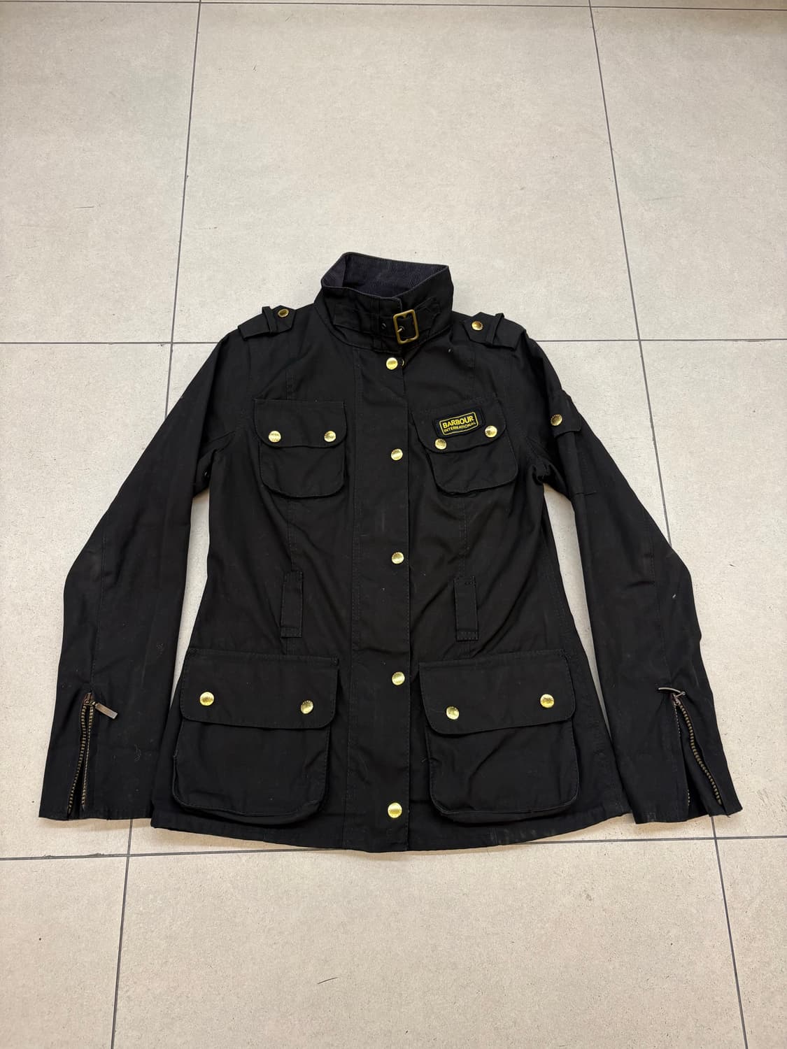 바버 인터내셔널 슬림 왁스 자켓 상품이미지6