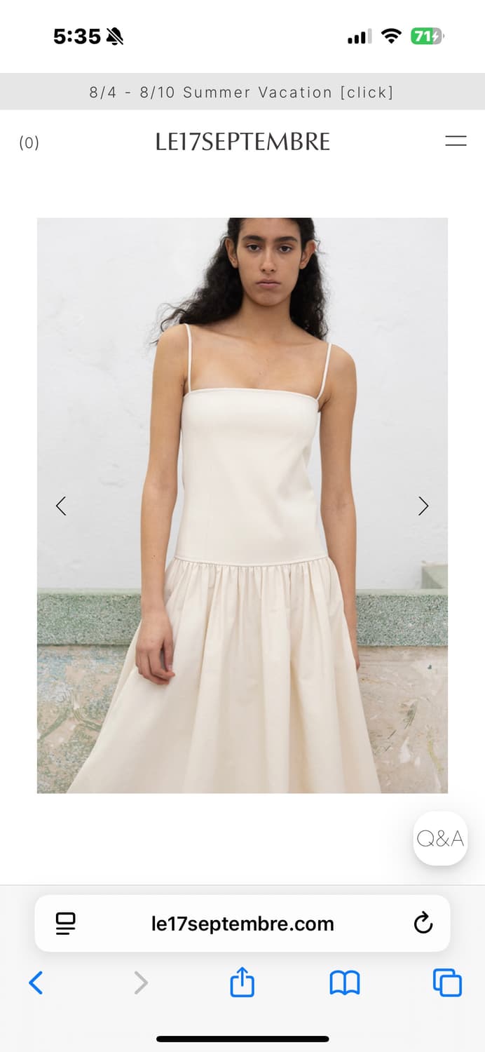 MARGATE DRESS in COTTON 상품이미지3