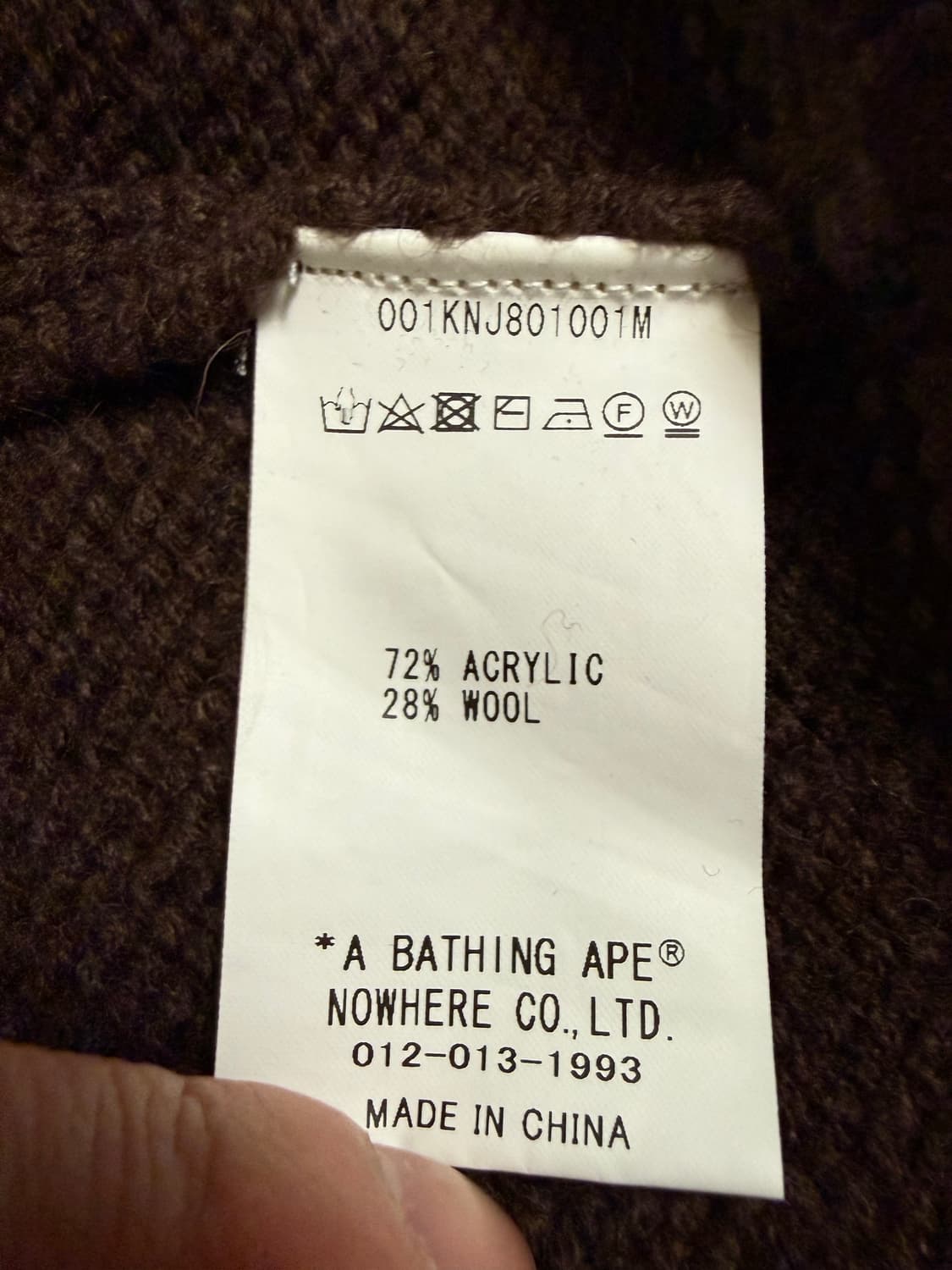 베이프 코위찬 가디건 상품이미지6