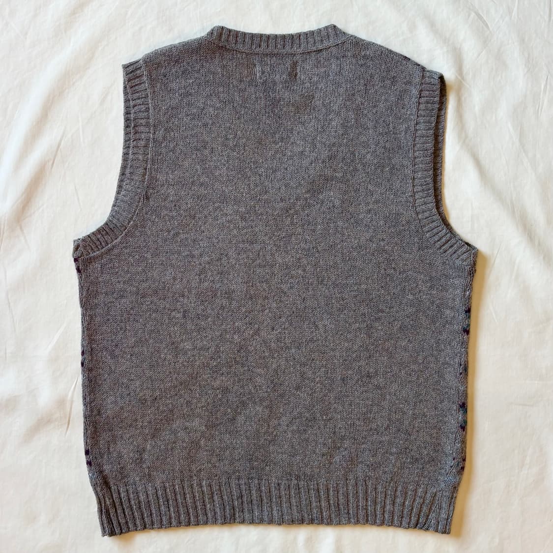 [107-110] 80s USA 페어아일 셰틀랜드 울 니트 베스트 상품이미지7