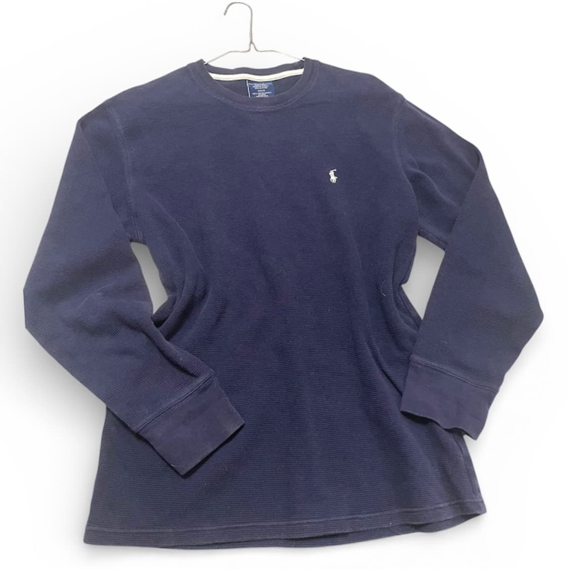 폴로 네이비 와플 슬리브탑(표기m) 상품이미지1