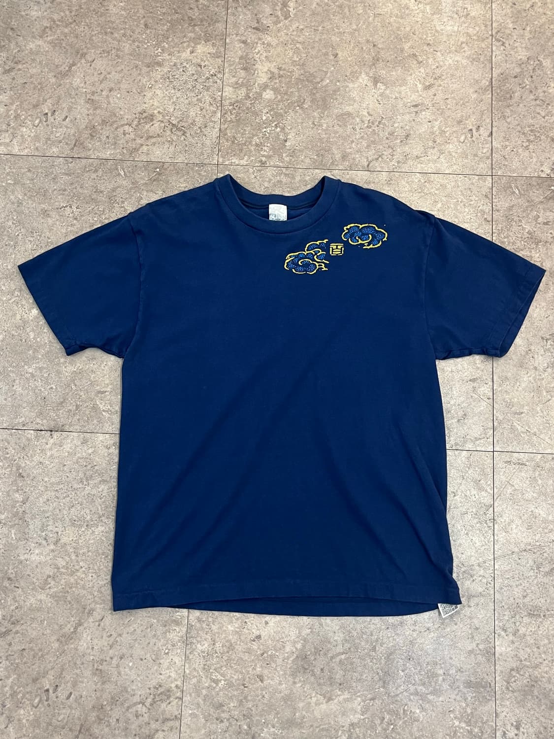 "Eagle And Snow" 호쿠사이 반팔티 블루 L #csz4083 상품이미지4