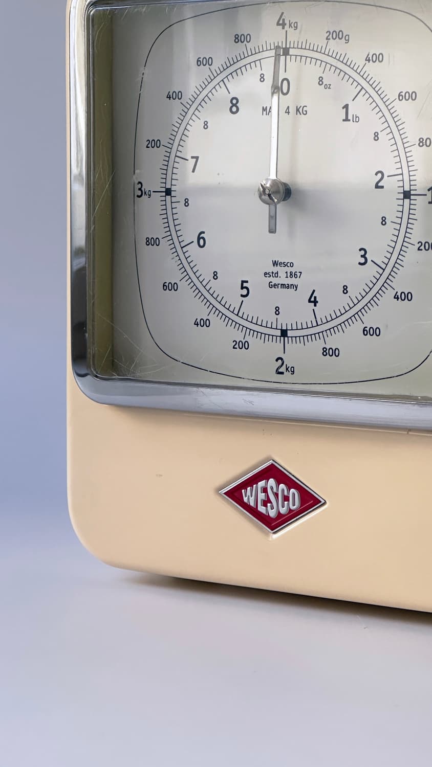Vintage wesco kitchen scale & clock 상품이미지4