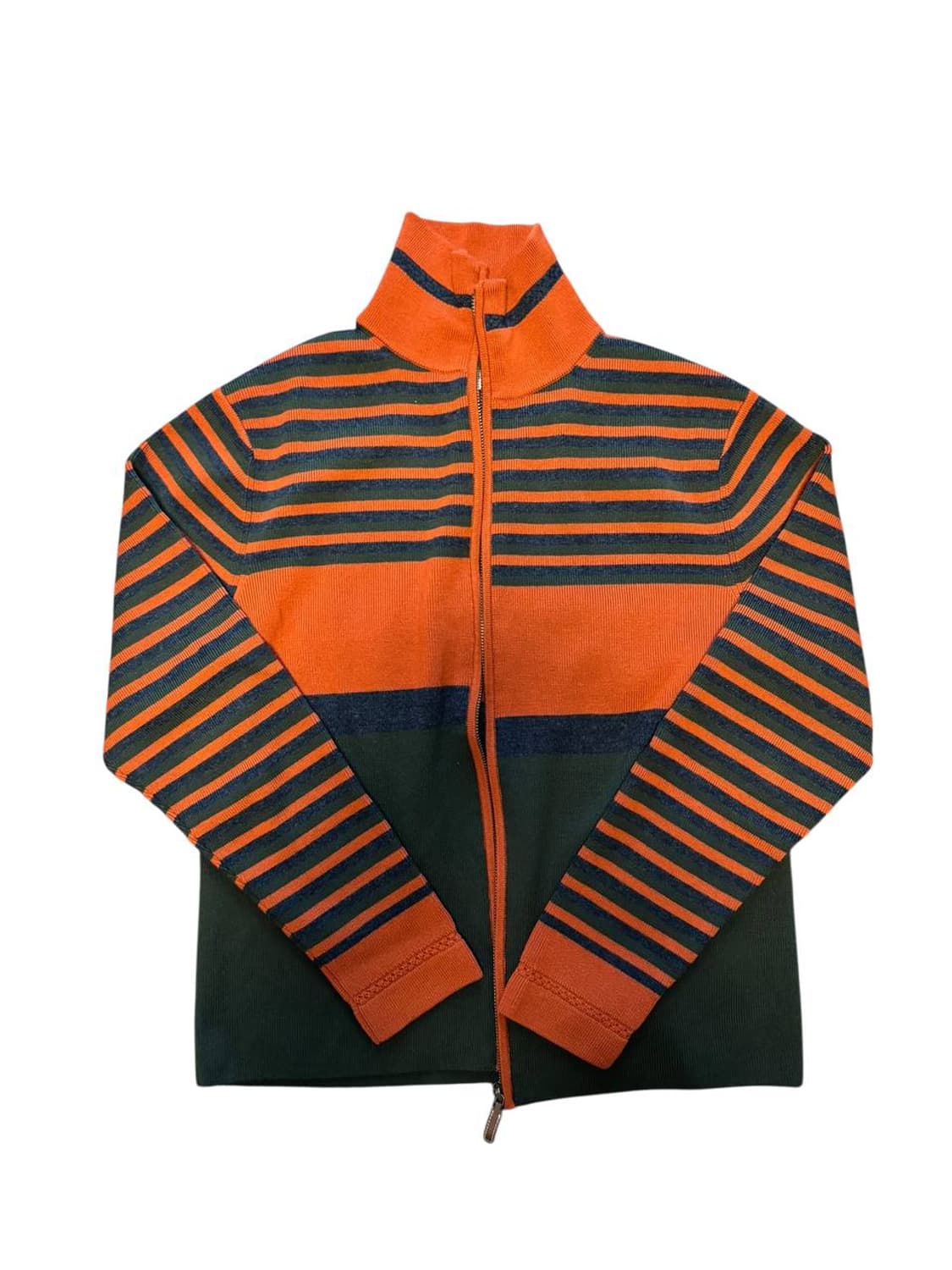 웨일즈보너 스트라이프 니트집업  상품이미지1