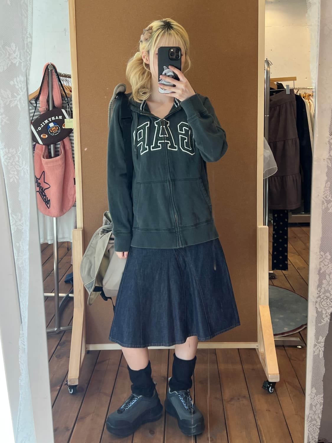 갭 카키 후드집업  상품이미지4