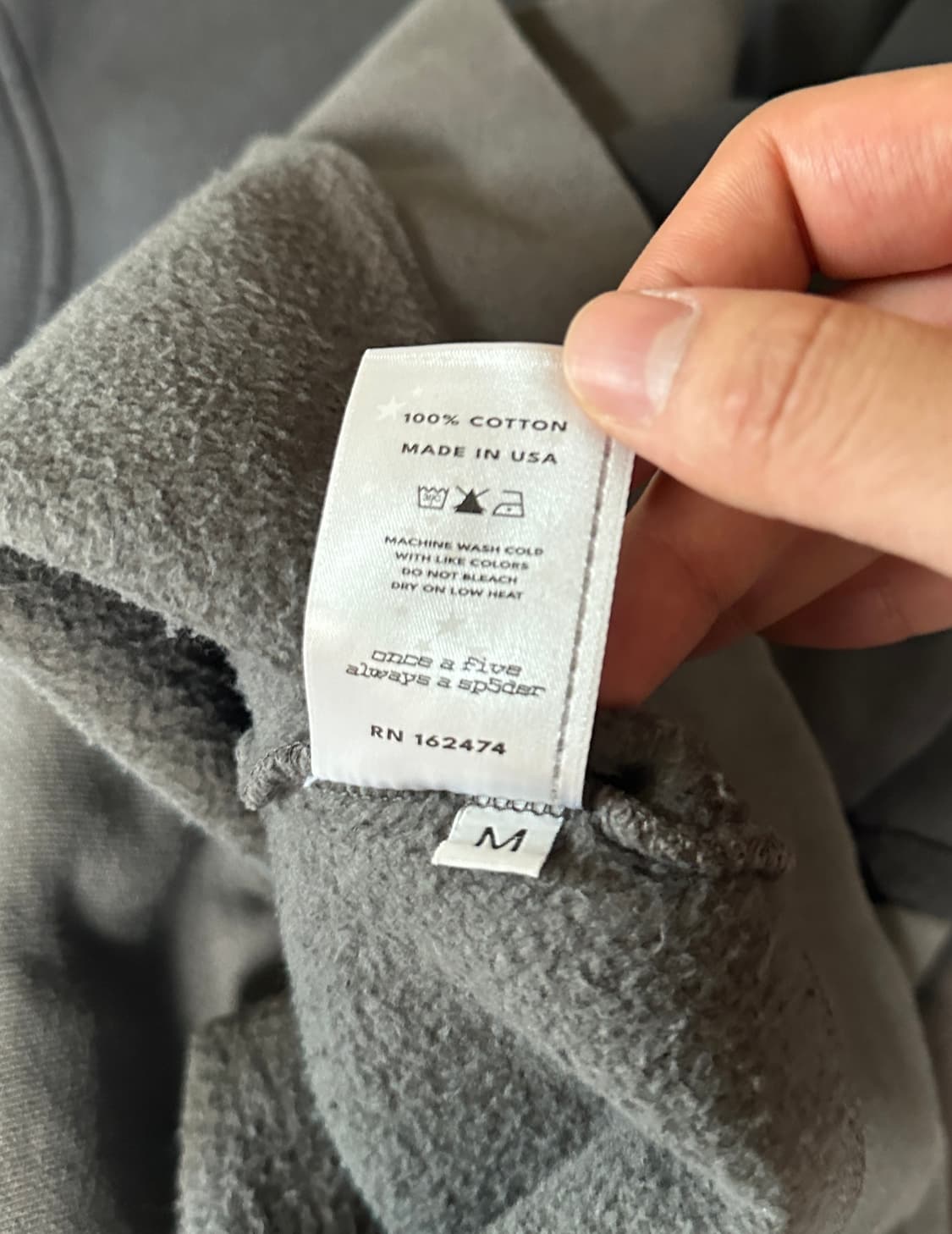 SP5DER DIFFUSED COLLEGIATE 크루넥 M 상품이미지5