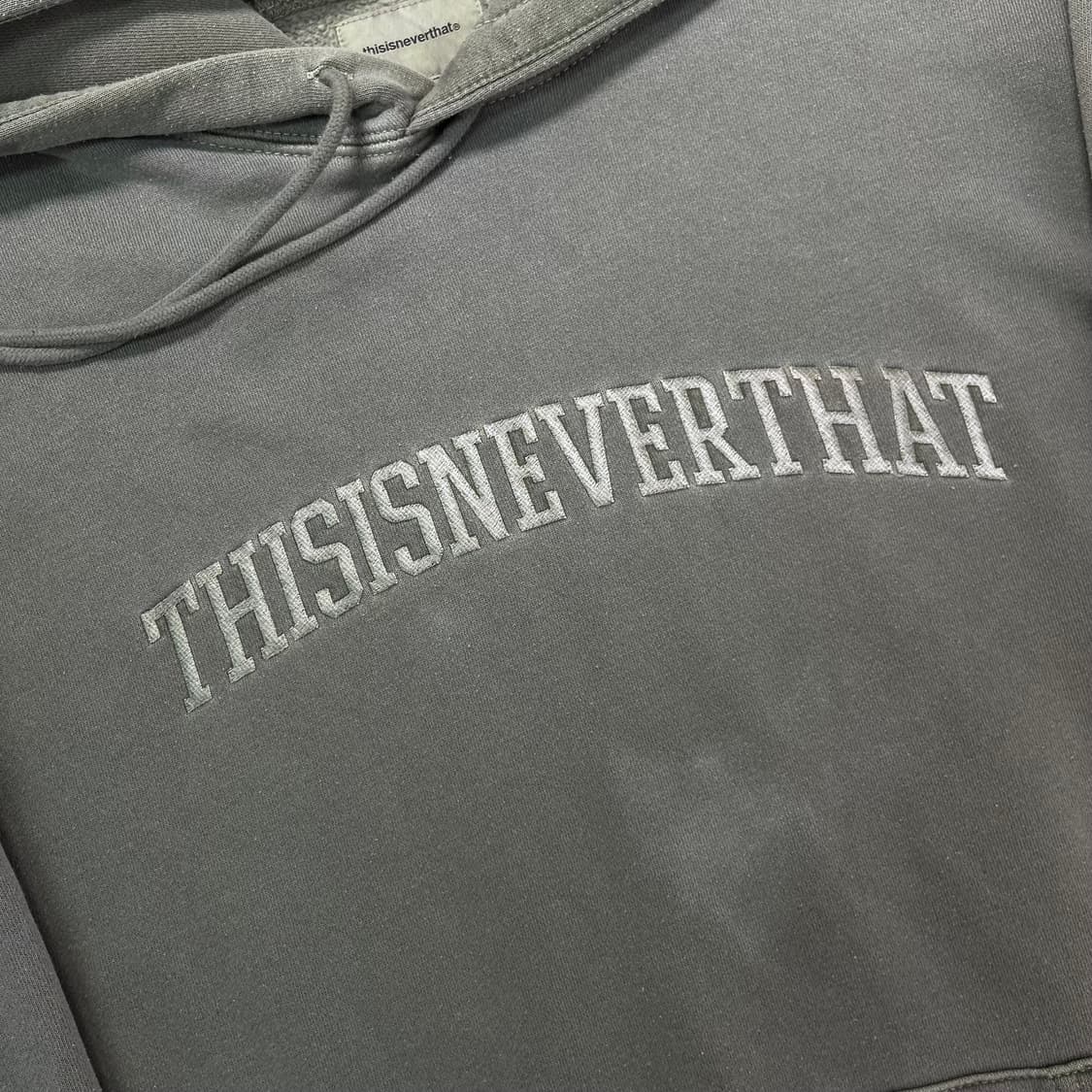 100 디스이즈네버댓 그린 후드티 상품이미지2
