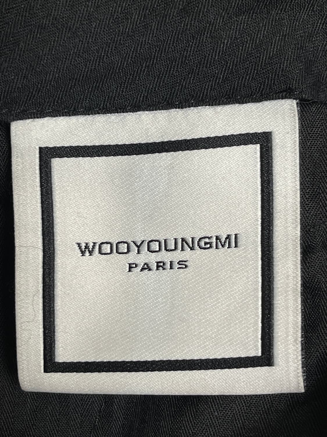 우영미 롱 스트레이트 팬츠 블랙 - 23SS 상품이미지3