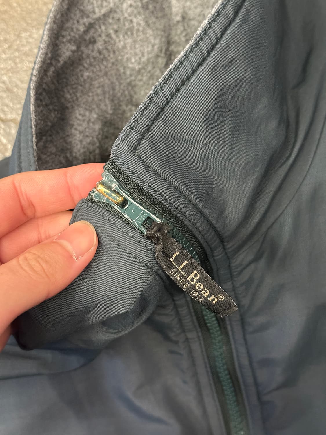 90s L.L.Bean 엘엘빈 웜업자켓 L 상품이미지4