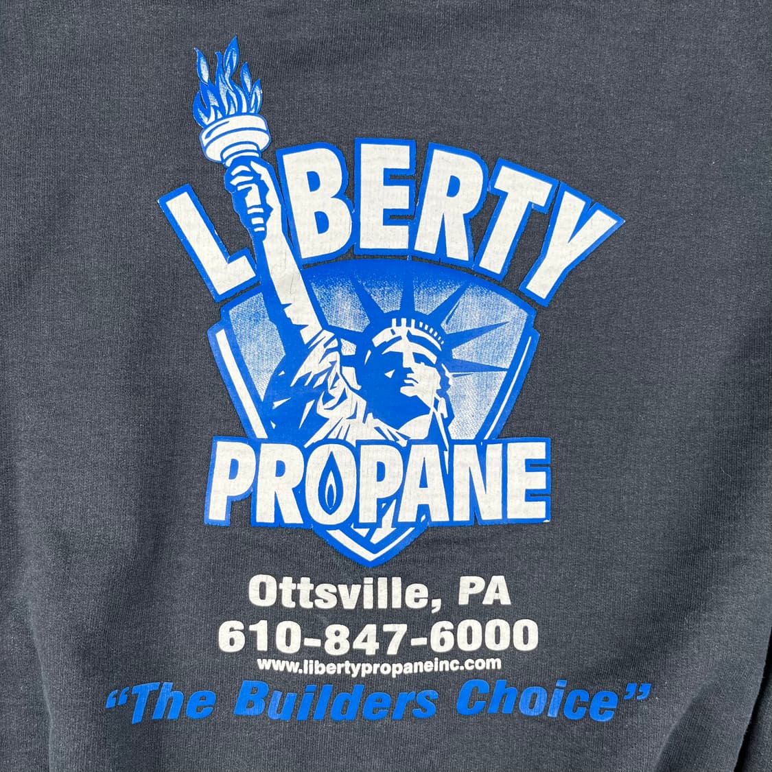 빈티지 캠버 USA Liberty Propane 써멀 후드집업 상품이미지5