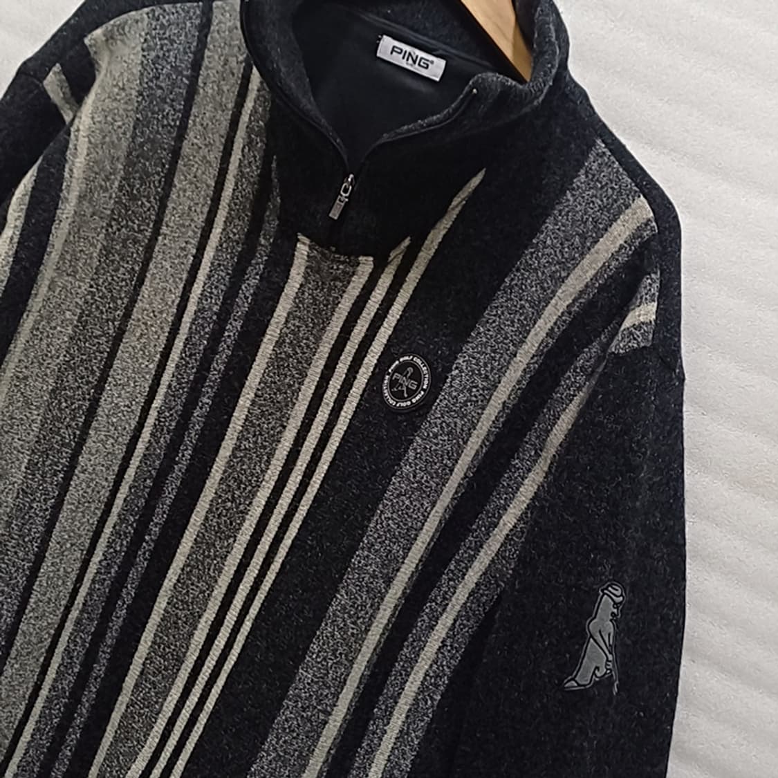 핑 골프 방풍 니트 남성 XL 울 반집업 목폴라 겨울 도톰 사랑봉봉 상품이미지3