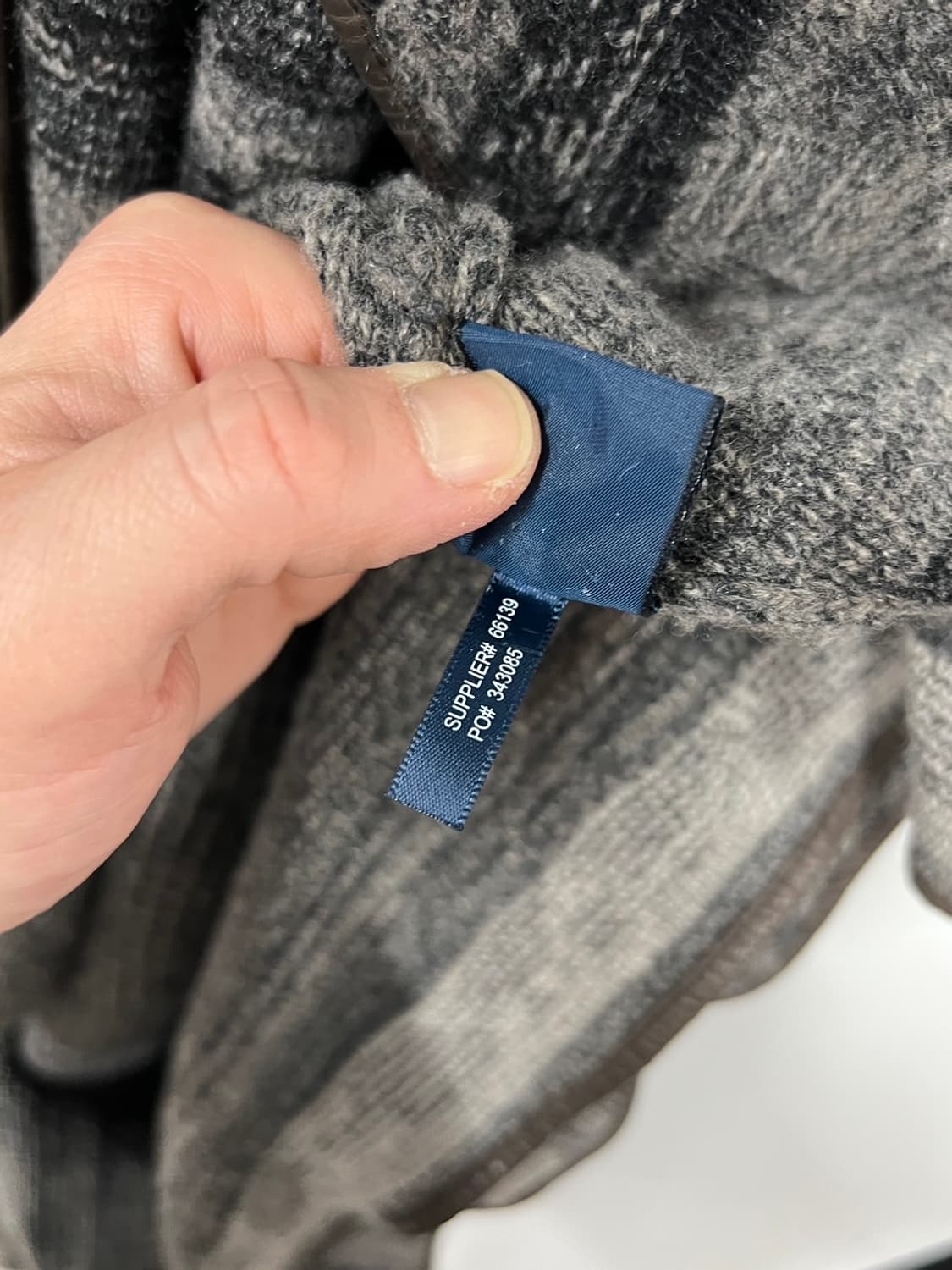 로렌 랄프로렌 패턴 울 캐시미어 랩 원피스 가디건 상품이미지8