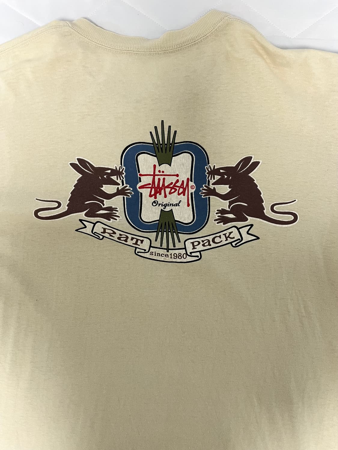 90s 스투시 rat pack 티셔츠 made in usa 상품이미지2