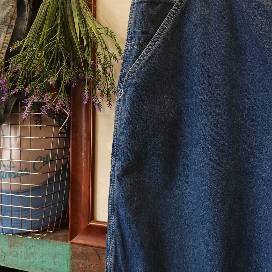 칼하트 카펜터 데님팬츠 워크팬츠 칼하트 덩가리 진청 34x34 상품이미지4