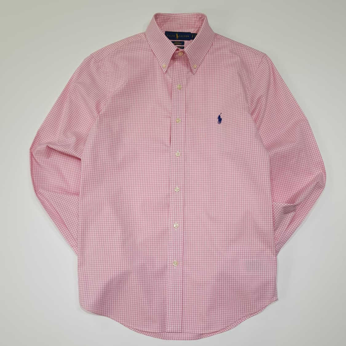 CL802 S 폴로 핑크 마이크로 체크 셔츠 남방 상품이미지1