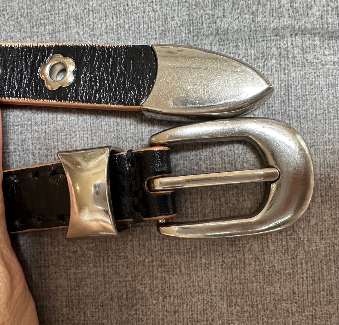 Our Legacy 아워레가시 플라워 스터드 벨트 (90) 상품이미지4