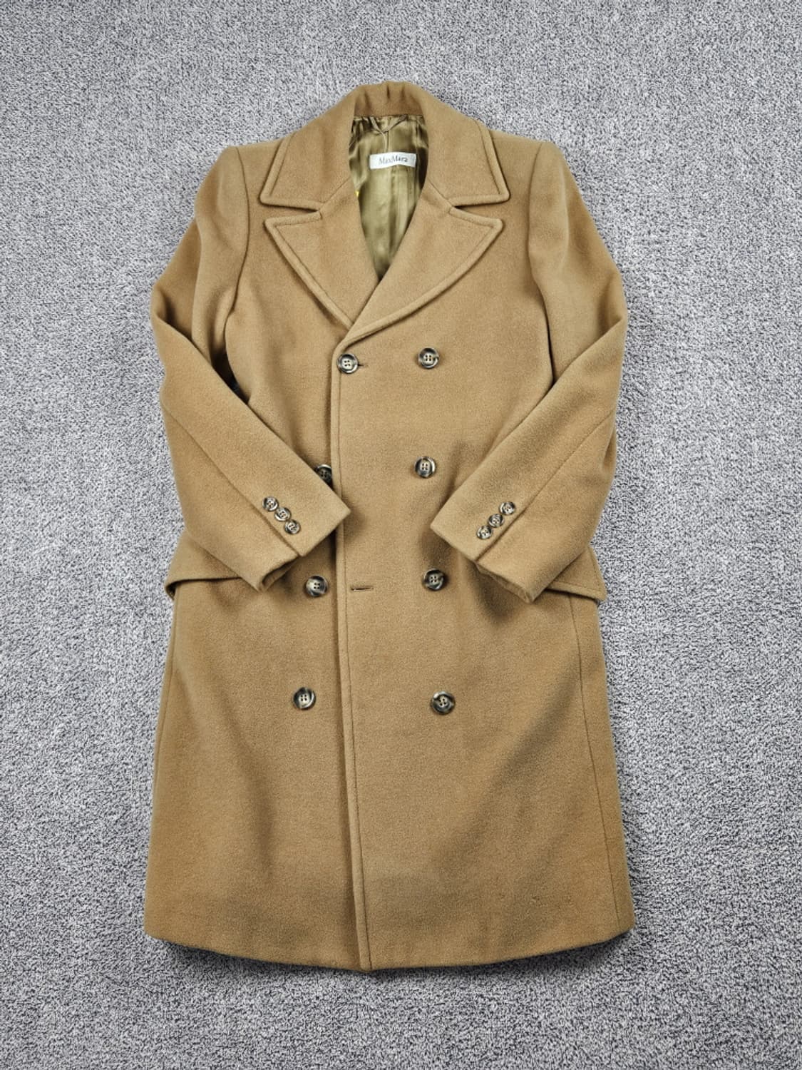 막스마라 카멜 더블 브레스티드 울 코트 ( US 6 ) / 9829 상품이미지2
