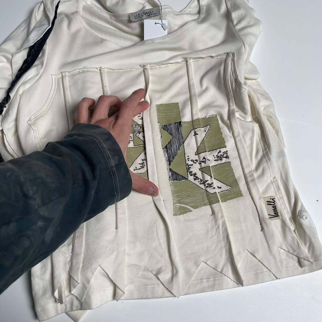 Vassali 화살표 프린팅 롱 슬리브 (italy)   상품이미지6